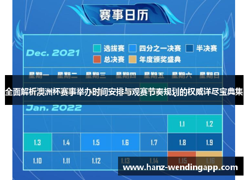 全面解析澳洲杯赛事举办时间安排与观赛节奏规划的权威详尽宝典集